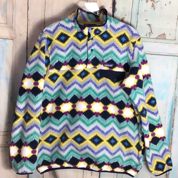 Patagonia Synchilla Fleece Snap Closure ~ XL ~Rare - Picture 1 of 5